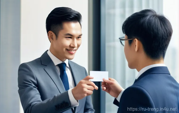 무역영어 학습과 실무의 접점 찾기 - A dynamic scene featuring a diverse group of international business professionals in a sleek, modern...