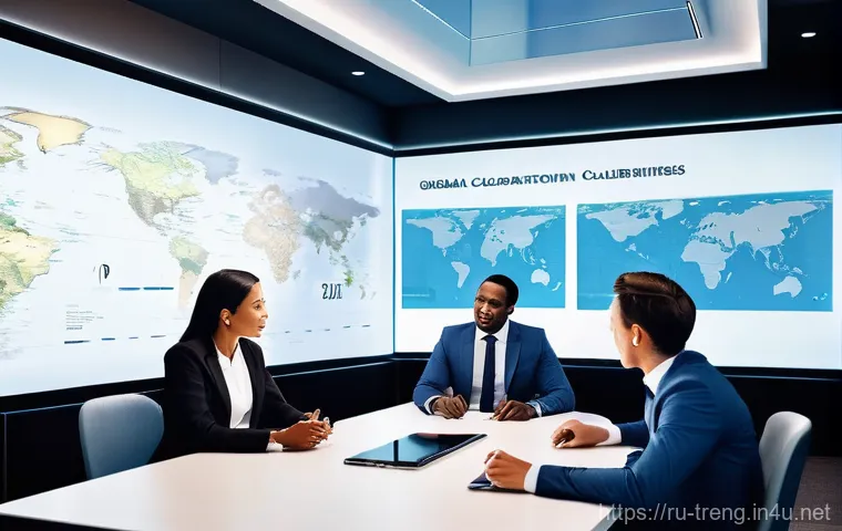 무역영어 실기시험 시 유의사항 - **Prompt 1: Focused Professional Learning Business English**
    A young, diverse professional perso...