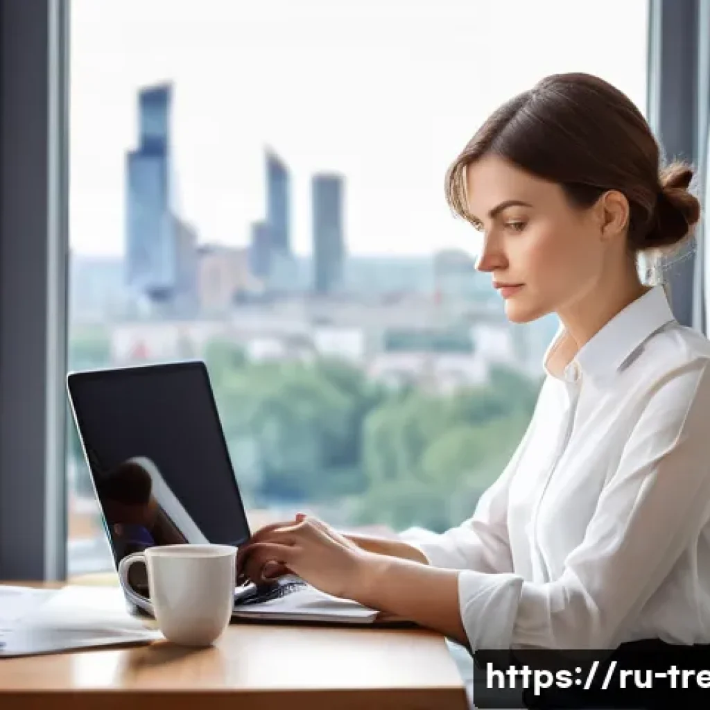 무역영어 자격증과 관련된 심화 학습 기회 - **Prompt 1: Focused Learning of Specialized Business English**
    A young female Russian profession...