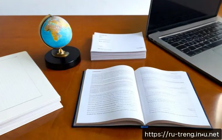 Home 17 무역영어 필기와 실기 차별화 학습법 - Photorealistic study comparison scene for international trade English exam preparation, a Russian ad...